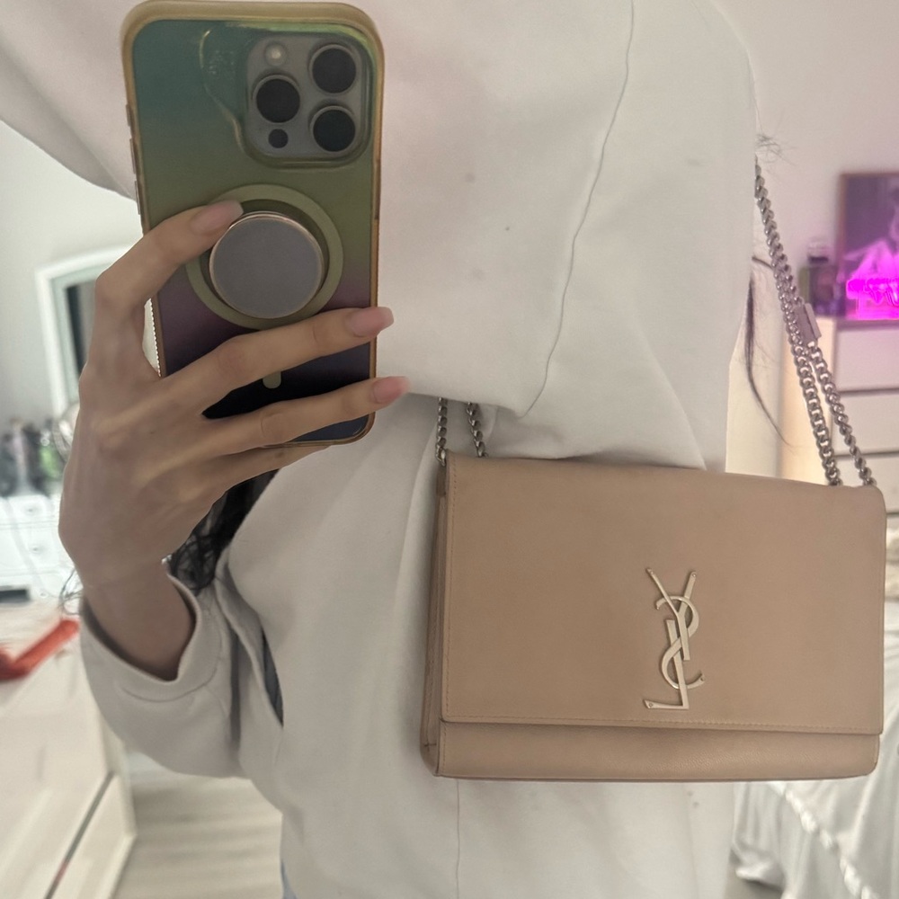 Yves Saint Laurent Nude Crossbody Bag
